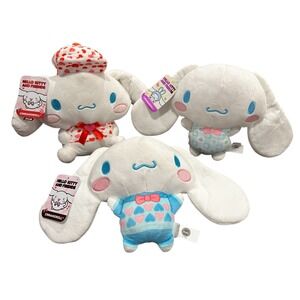 New Hello Kitty Friends Sanrio Cinnamoroll Valentines Heart Outfit (Lot‎ of 3)